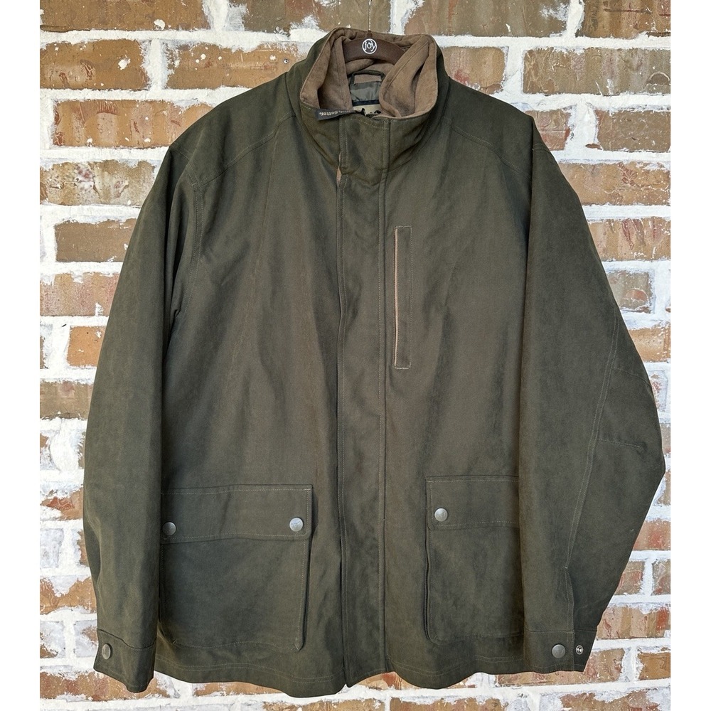 Irish Setter Red Wing Field Chore Jacket Men's 2XL Green Removable Liner Pockets